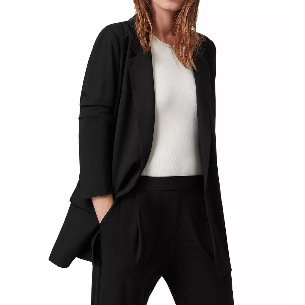 NWT All Saints Aleida Women’s Jersey Blazer